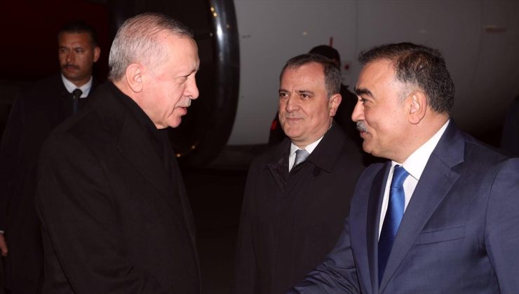 Cumhurbaşkanı Erdoğan, Azerbaycan’a geldi