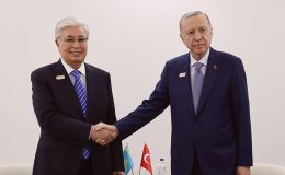 Cumhurbaşkanı Erdoğan, Kazakistan Cumhurbaşkanı Tokayev ile görüştü