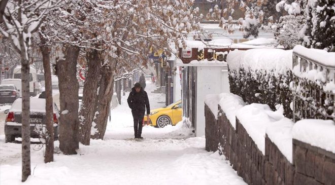 Doğu Anadolu’da 5 ilde kar yağışı devam ediyor