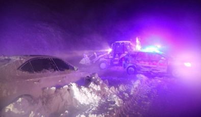 Malatya’da kar nedeniyle mahsur kalan vatandaşlar kurtarıldı