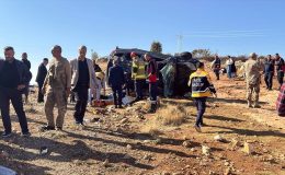 Mardin’de trafik kazasında 4 kişi hayatını kaybetti, 4 kişi yaralandı