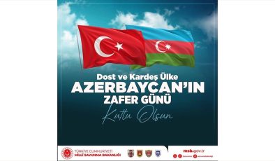 MSB: Asil Azerbaycan Türkü kardeşlerimizin 8 Kasım Zafer Günü’nü kutluyoruz