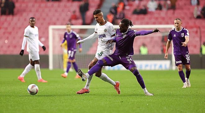 Samsunspor ile Alanyaspor haftayı 1’er puanla kapattı