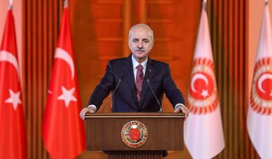 TBMM Başkanı Kurtulmuş: Kadına yönelik şiddetin olmadığı bir Türkiye için hep birlikte mücadele edeceğiz