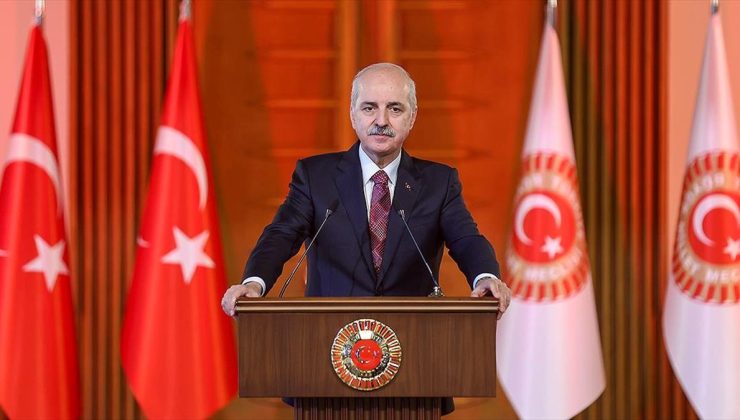 TBMM Başkanı Kurtulmuş: Kadına yönelik şiddetin olmadığı bir Türkiye için hep birlikte mücadele edeceğiz