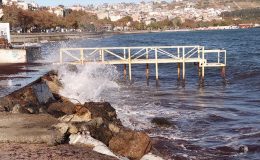 Tekirdağ’da deniz ulaşımına poyraz engeli