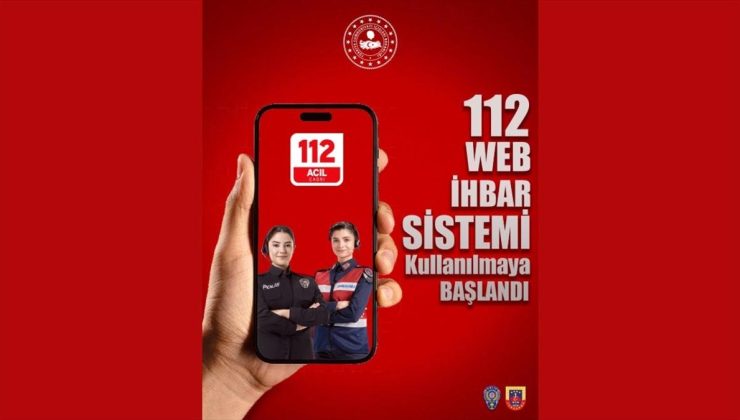 “112 Web İhbar Sistemi” ile internet üzerinden ihbarda bulunulabilecek