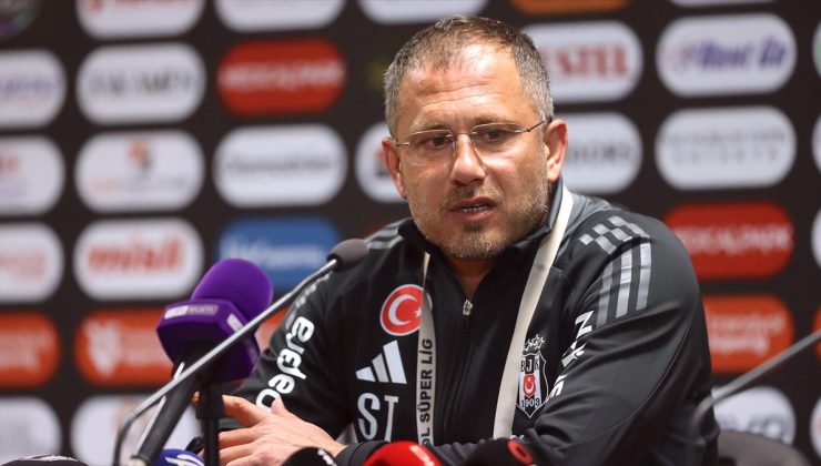 Beşiktaş’ın teknik sorumlusu Serdar Topraktepe: Seyircilerimize küçük bir mutluluk vermek istemiştik