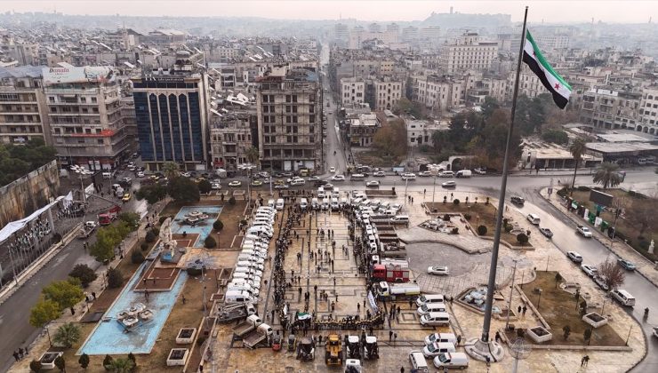 Halep’te Türk ekiplerinin de katılımıyla “Geri Döndük Halep” kampanyası başlatıldı