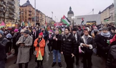 İsveç’te İsrail Karşıtı Protesto: Soykırımın Durdurulması İçin Yürüyüş