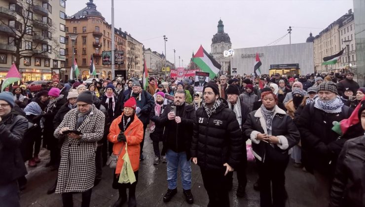 İsveç’te İsrail Karşıtı Protesto: Soykırımın Durdurulması İçin Yürüyüş