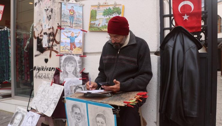 Kadıköy’ün 30 yıllık sokak ressamı özgürlüğü çizgilerde buldu