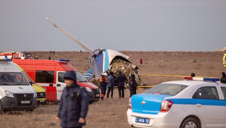 Kazakistan, Aktau kenti yakınlarında düşen uçağa ilişkin kronolojiyi paylaştı