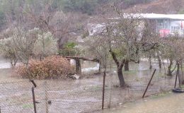 Muğla’da sağanak nedeniyle tarım arazileri sular altında kaldı