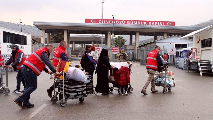 Suriyelilerin Hatay’daki sınır kapılarından ülkelerine dönüşü sürüyor