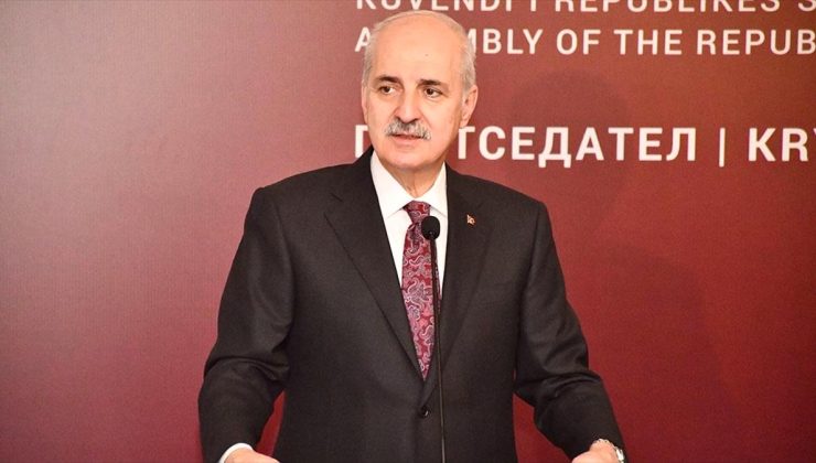 TBMM Başkanı Kurtulmuş: Barışın tesis edilmesi için Türkiye üzerine düşen her türlü sorumluluğu yerine getirecektir