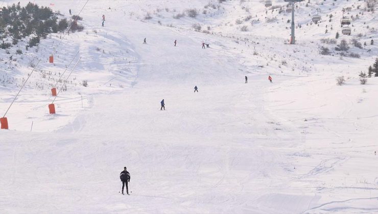 Yıldız Dağı’nda kayak sezonu açıldı