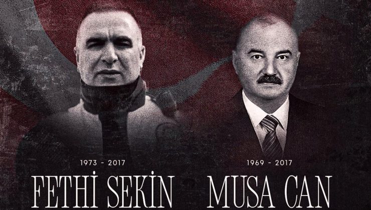 Cumhurbaşkanı Erdoğan, şehit polis memuru Fethi Sekin ile adliye çalışanı Musa Can’ı andı