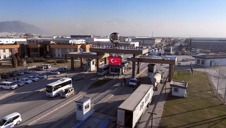 Kayseri Serbest Bölgesi’nden geçen yıl 650 milyon dolarlık ihracat yapıldı