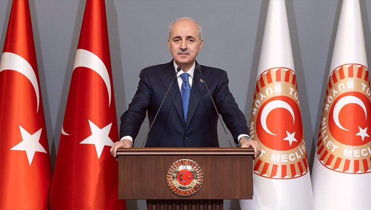 TBMM Başkanı Kurtulmuş: Mazlumların yaşadığı sıkıntıların bitmesi için hep birlikte dua ediyoruz