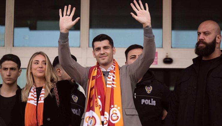 Alvaro Morata, Galatasaray için İstanbul’a geldi